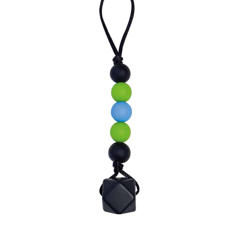 Munchables 'Chewy Zipper Pull - Green & Blue'