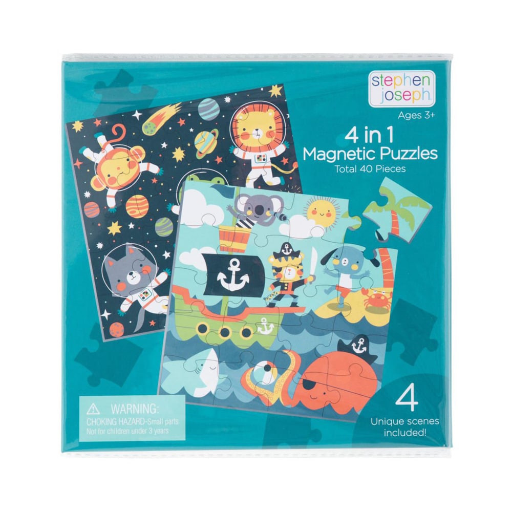 Stephen Joseph '4-in-1 Magnetic Puzzles - Boy'