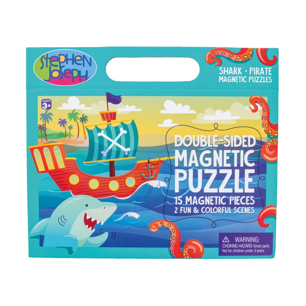 Stephen Joseph 'Double-sided Magnetic Puzzle - Shark/Pirate'