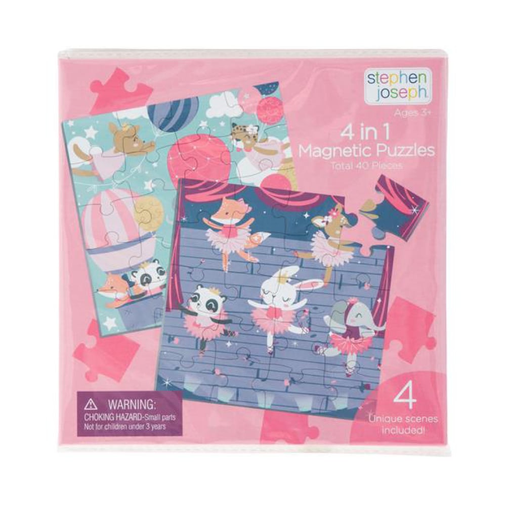 Stephen Joseph '4-in-1 Magnetic Puzzles - Girl'